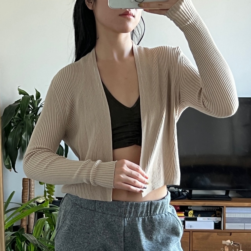 LOFT Cropped Cardigan